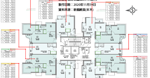 本木 單位訂價圖 更新日期: 2020-11-23